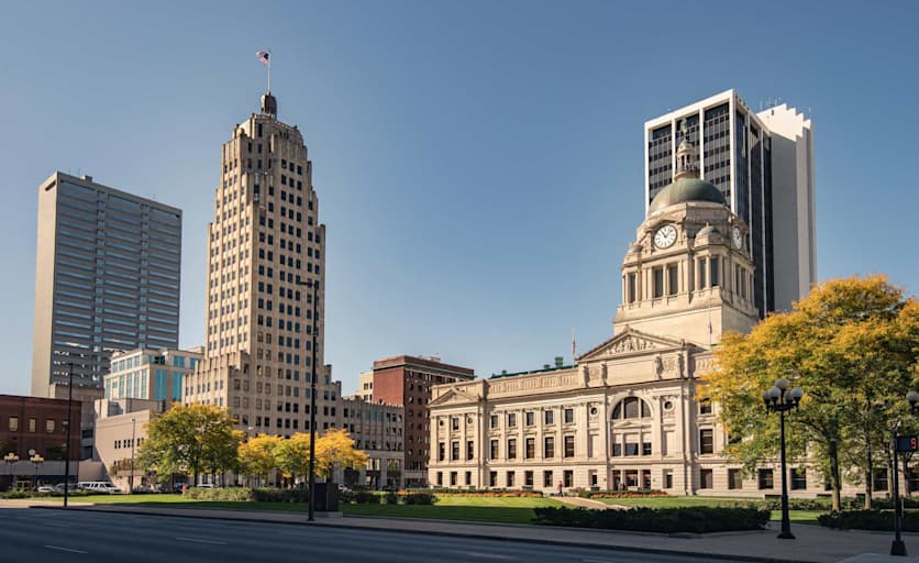 Buildings in Fort Wayne, Indiana